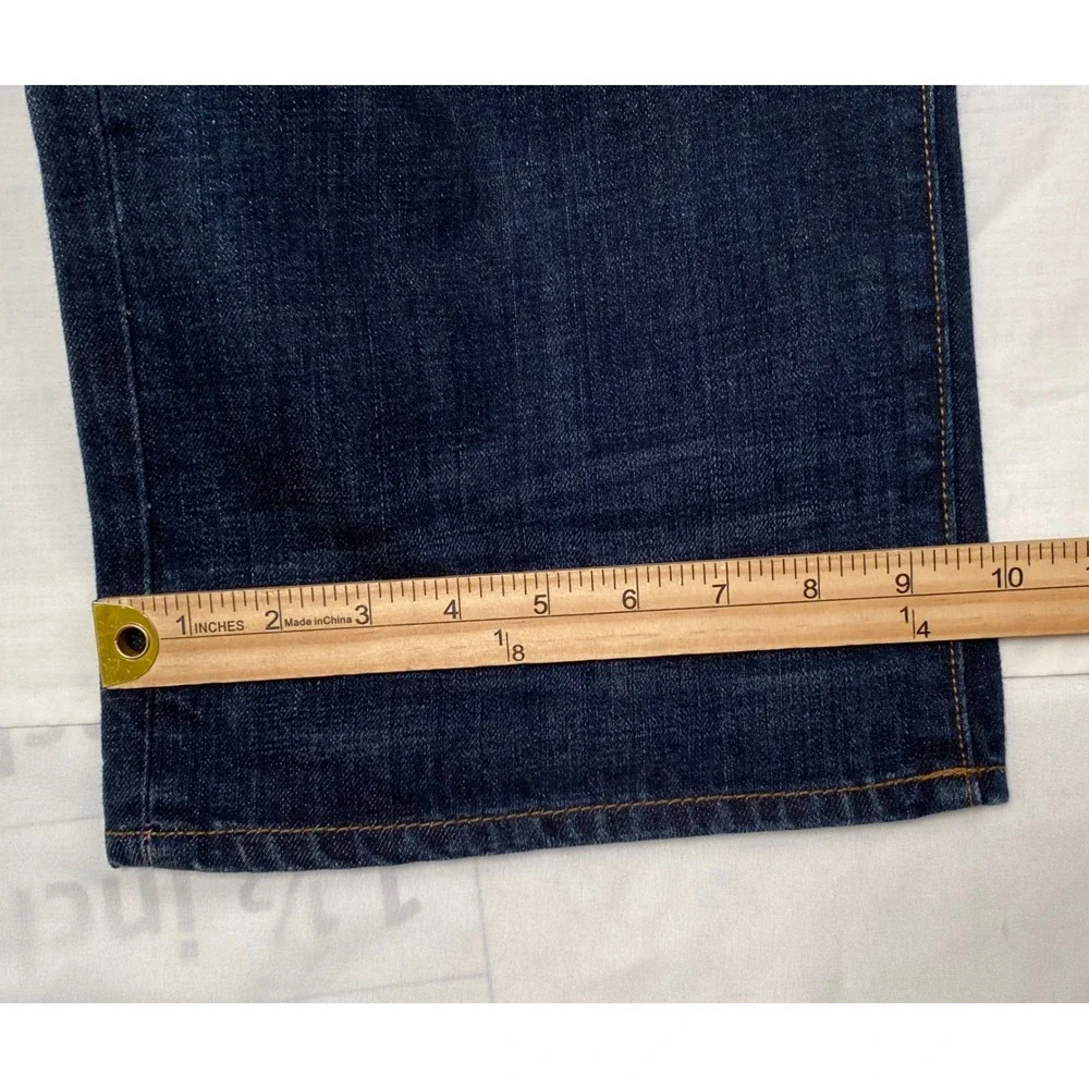 Banana Republic Mens Straight Leg Jeans Dark Wash‎ Indigo 100% Cotton 38x32